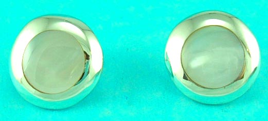 wholesale online jewelry shop brings clear rounded gemstone sterling silver earring