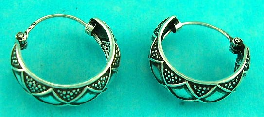 buy gold jewelry online distribute ring shaped fashion sterling silver earring 