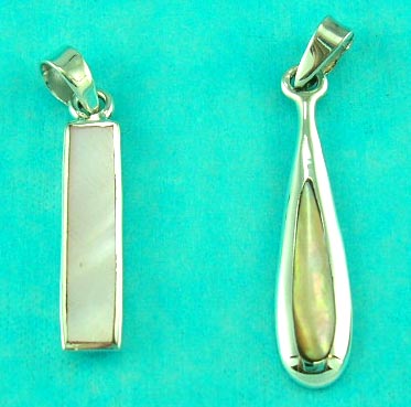 cheap online jewelry wholesale distribute assorted precious seashell inlaid pendant 