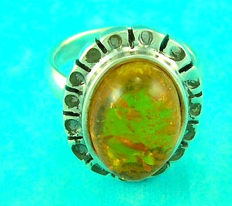 wholesale cheap online jewelry shop manufactures unique amber ring 