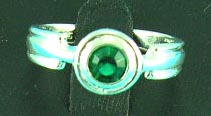 trendy jewelry wholesale shop delivers green man-made diamond in unique fashion style    