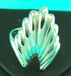 online animal jewelry wholesale group presents shell symbol sliver ring    