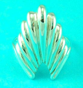 online wholesale fashion animal jewelry store displays shell styled ring    