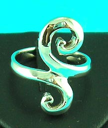 world wide jewelry ring making store manufactures double curve styled ring    