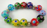 buy jewelry online offers multi-color bead bracelet with circular pattern 