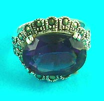 online wholesale jewelry shop partners distributed artistic design ring with gemstone inlaid    