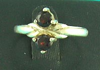 online jewelry and diamond wholesale club distribute unique fashion style ring with dual man-made red diamond    