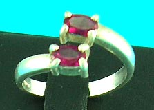 wholesale cheap online jewelry club brings dual styled man-made diamond in red    