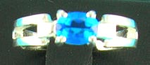 setting cheap jewelry online store distributes man-made diamond in unique aqua style    
